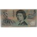 AUSTRALIA 1993 . FIVE 5 DOLLARS BANKNOTE . ERROR . OVERPRINT WITH DATE